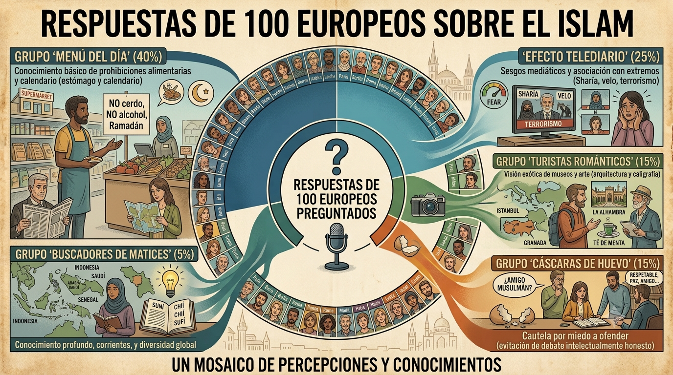 ¿Si preguntas a 100 europeos qué saben del Islam?