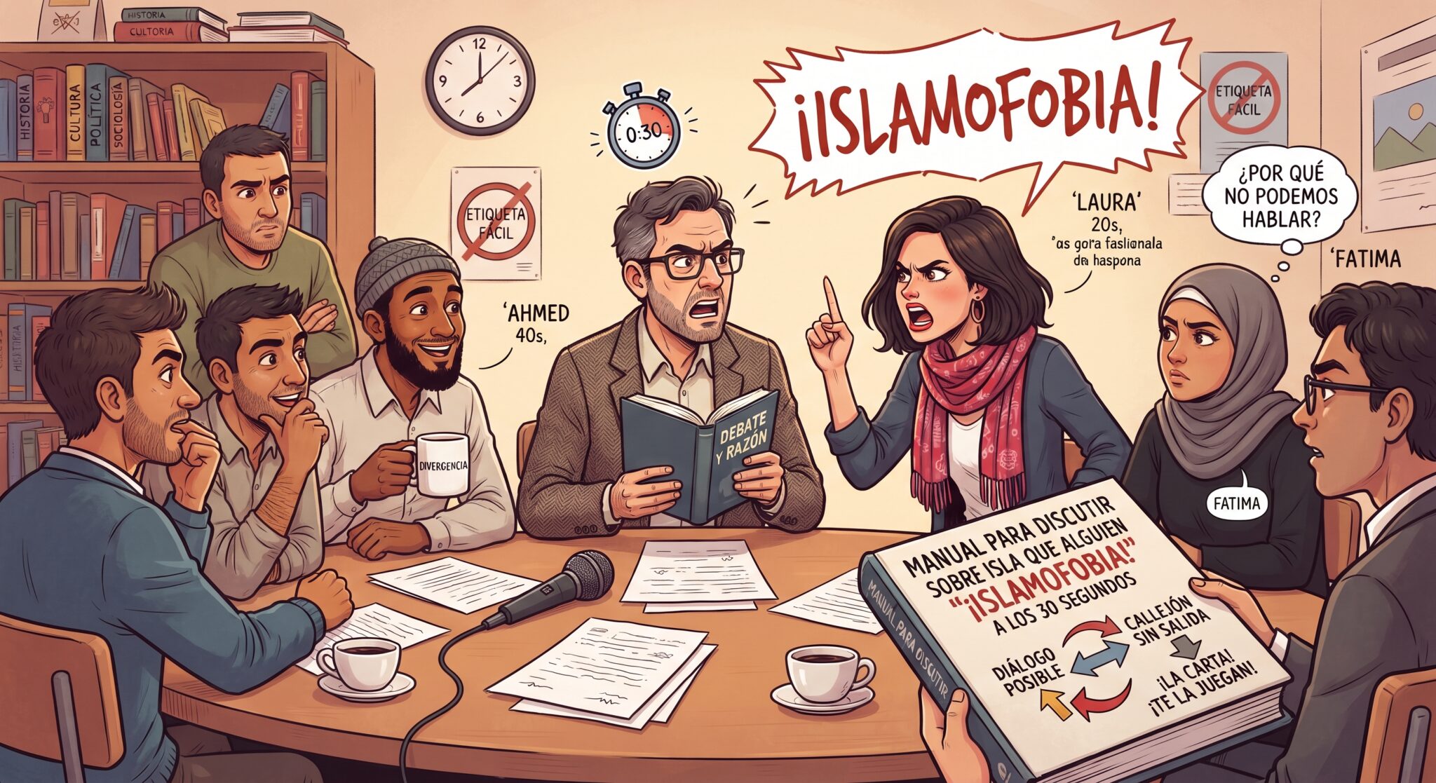 Manual para discutir sobre islam sin que alguien diga “¡islamofobia!” a los 30 segundos
